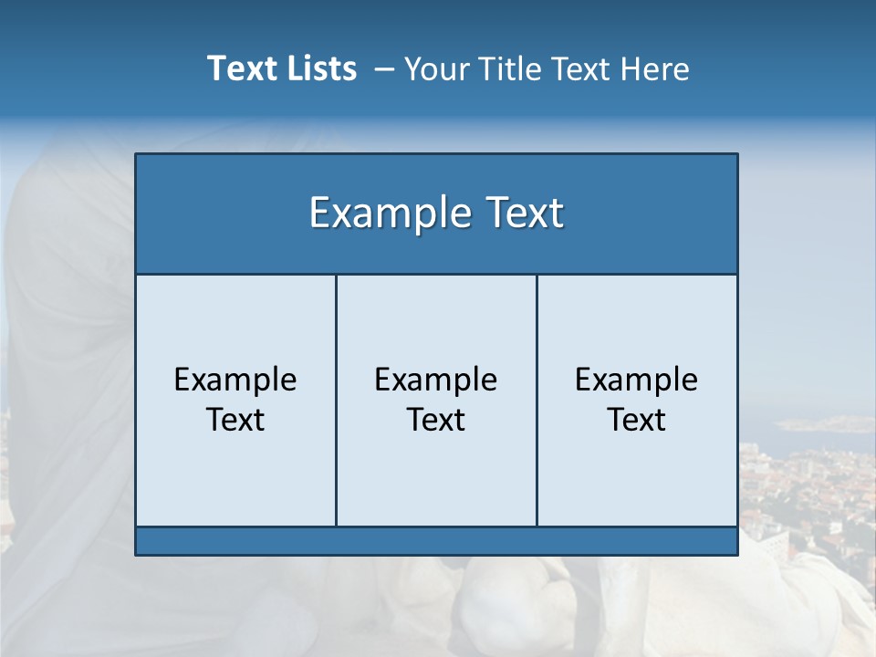 Virgin And Son Marseilles France PowerPoint Template