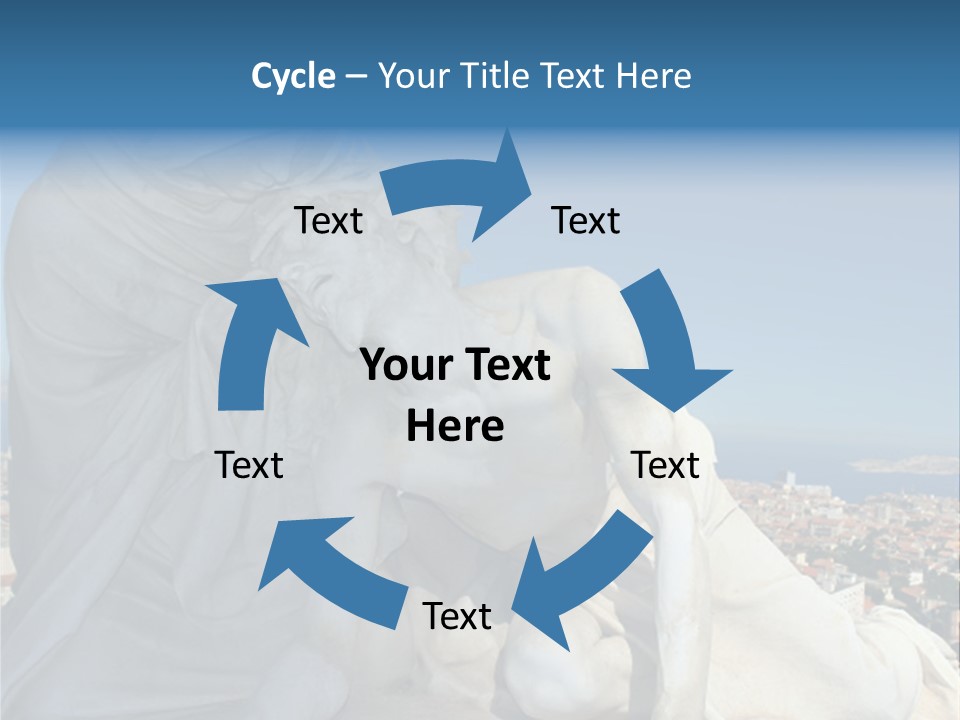 Virgin And Son Marseilles France PowerPoint Template