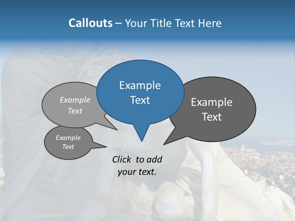 Virgin And Son Marseilles France PowerPoint Template