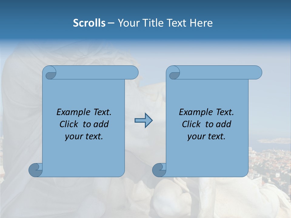 Virgin And Son Marseilles France PowerPoint Template