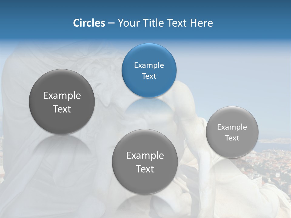 Virgin And Son Marseilles France PowerPoint Template