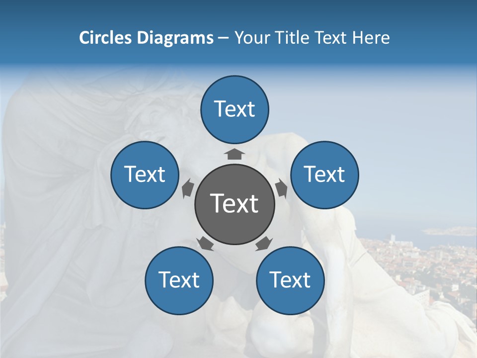 Virgin And Son Marseilles France PowerPoint Template