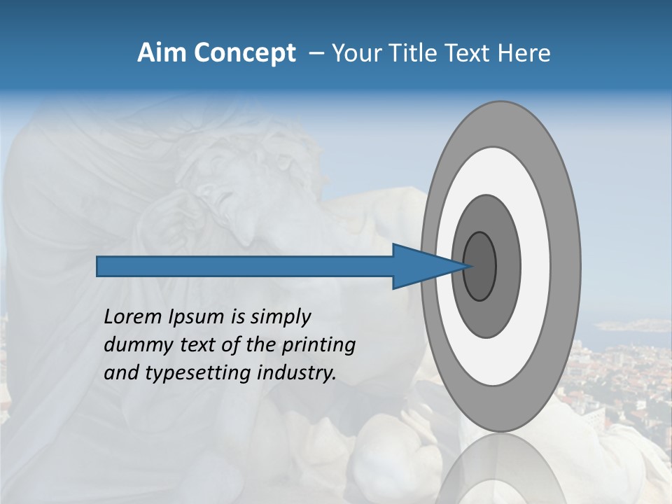 Virgin And Son Marseilles France PowerPoint Template