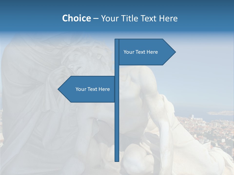 Virgin And Son Marseilles France PowerPoint Template