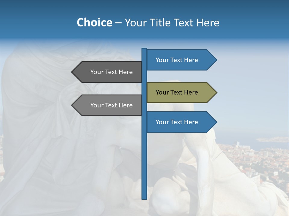 Virgin And Son Marseilles France PowerPoint Template