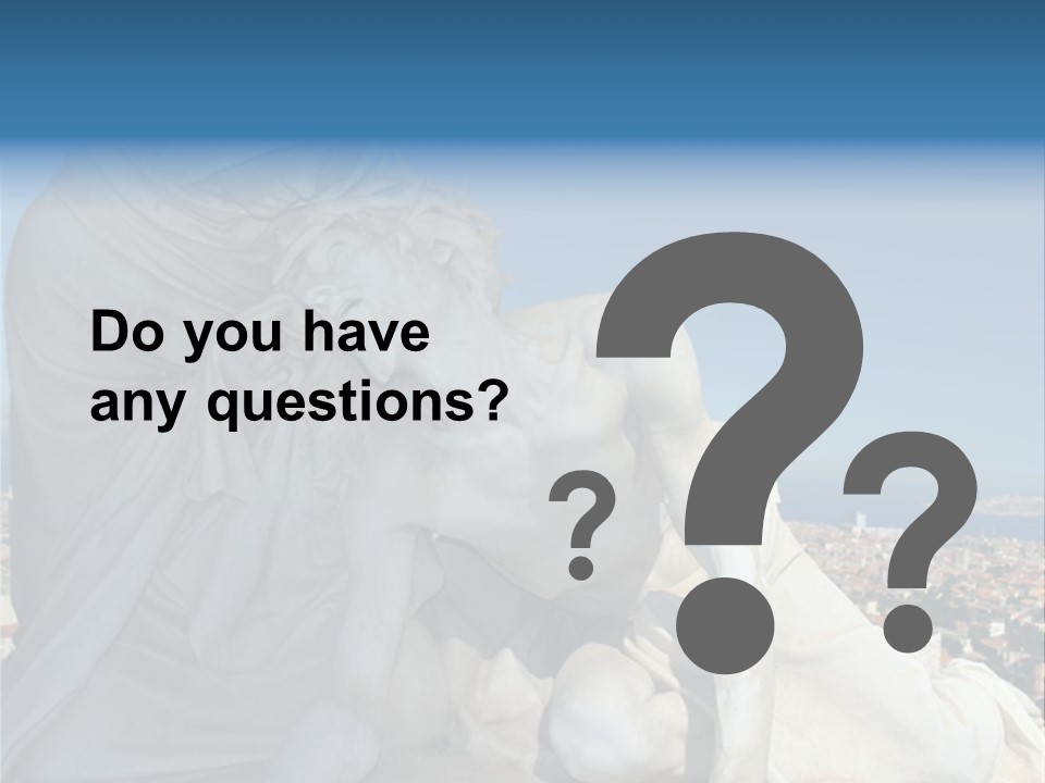 Virgin And Son Marseilles France PowerPoint Template