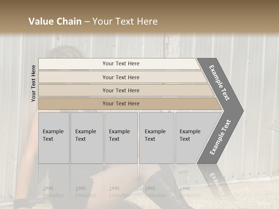 She's Tough, And She's Hot,...And She Looks Good Too PowerPoint Template