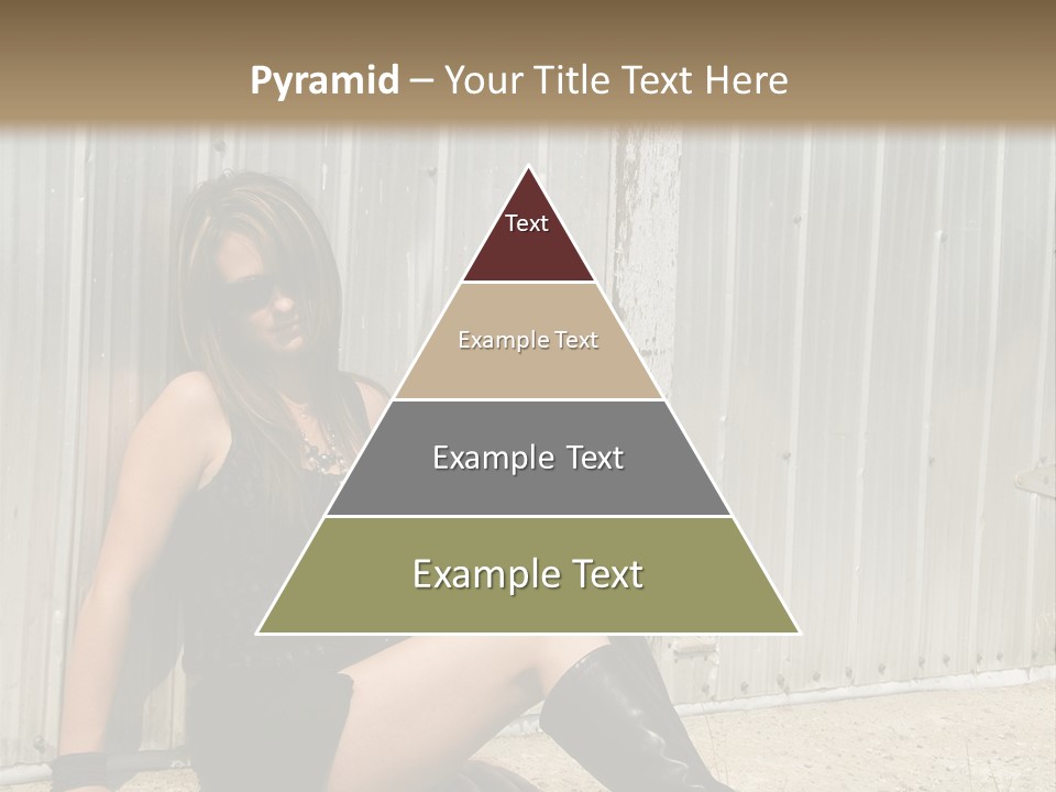 She's Tough, And She's Hot,...And She Looks Good Too PowerPoint Template