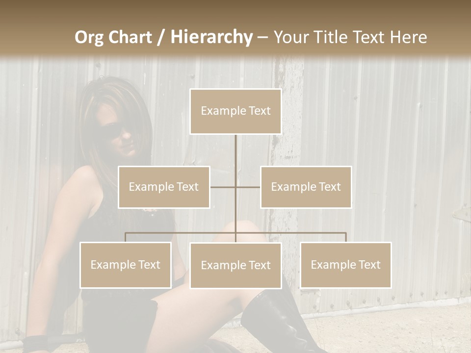 She's Tough, And She's Hot,...And She Looks Good Too PowerPoint Template