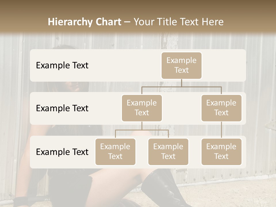She's Tough, And She's Hot,...And She Looks Good Too PowerPoint Template