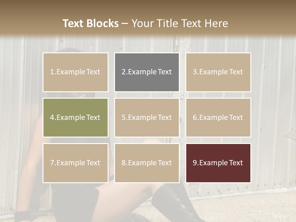 She's Tough, And She's Hot,...And She Looks Good Too PowerPoint Template