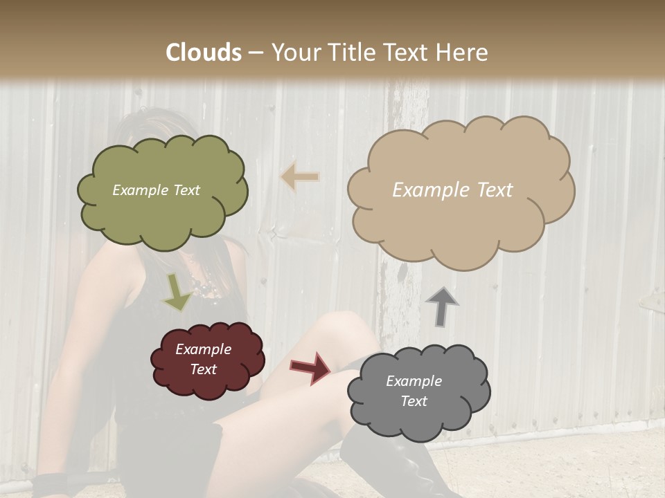 She's Tough, And She's Hot,...And She Looks Good Too PowerPoint Template