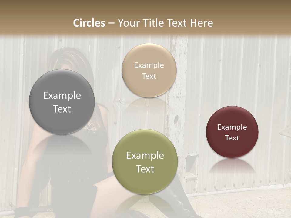 She's Tough, And She's Hot,...And She Looks Good Too PowerPoint Template