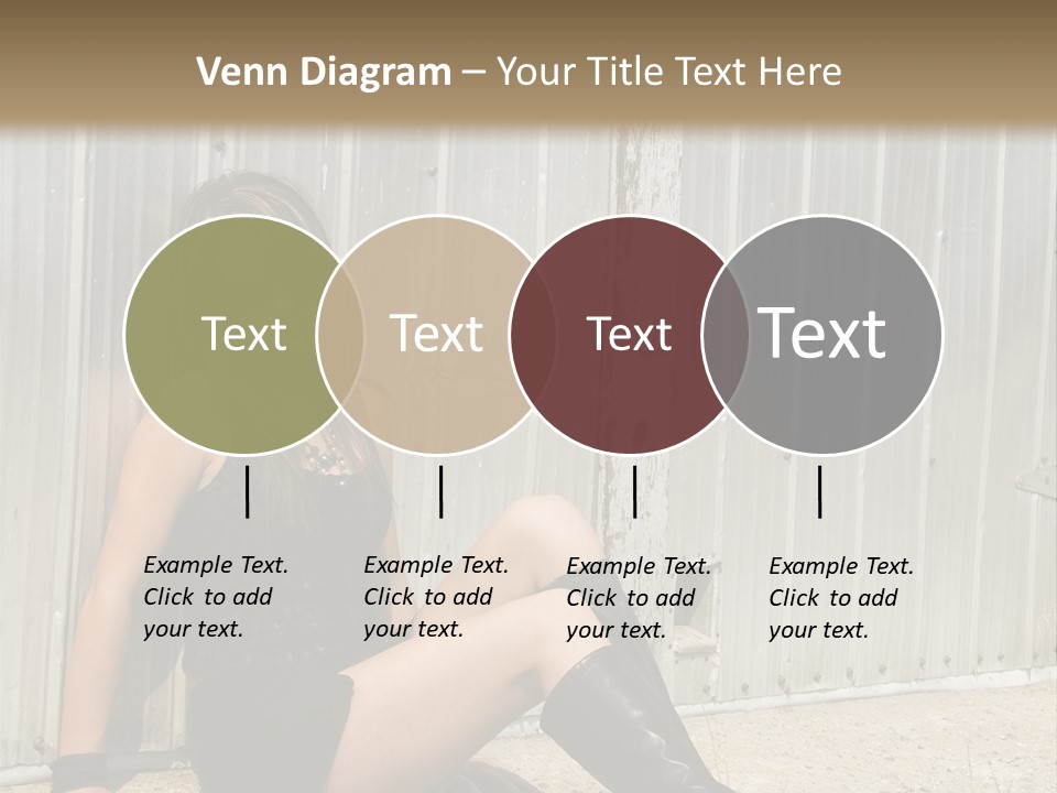 She's Tough, And She's Hot,...And She Looks Good Too PowerPoint Template