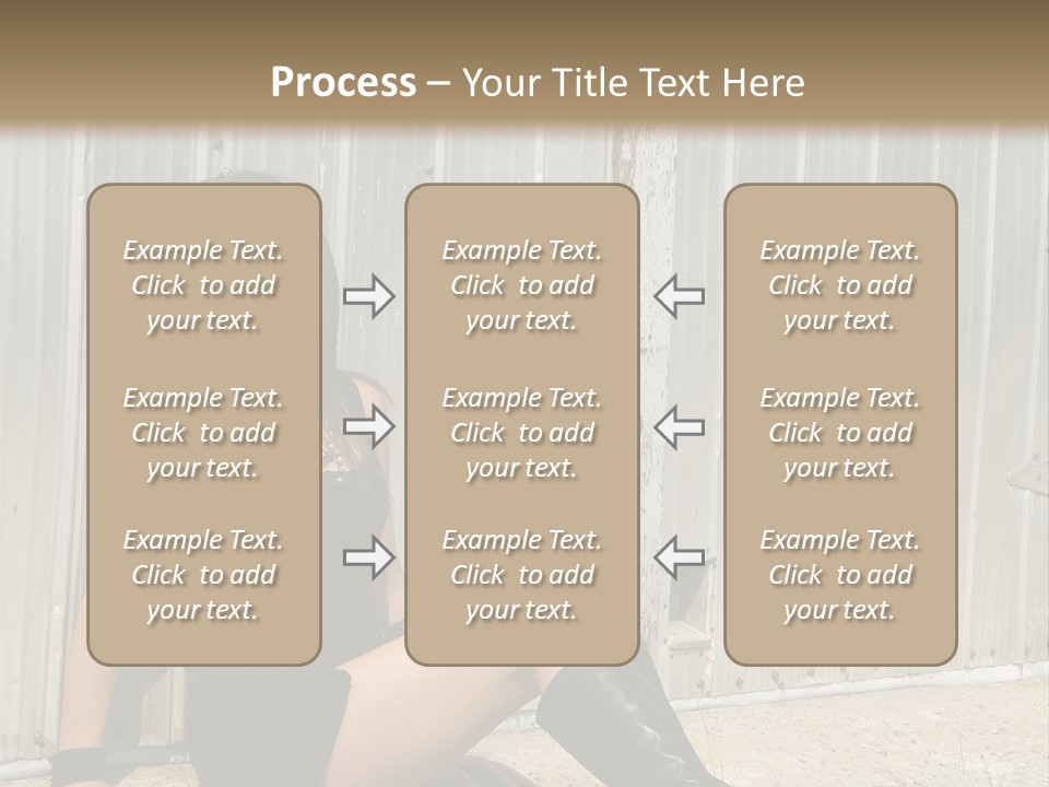 She's Tough, And She's Hot,...And She Looks Good Too PowerPoint Template