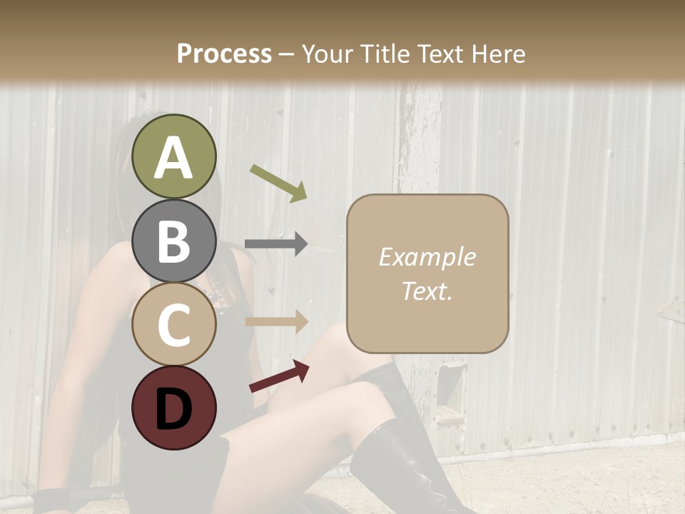 She's Tough, And She's Hot,...And She Looks Good Too PowerPoint Template