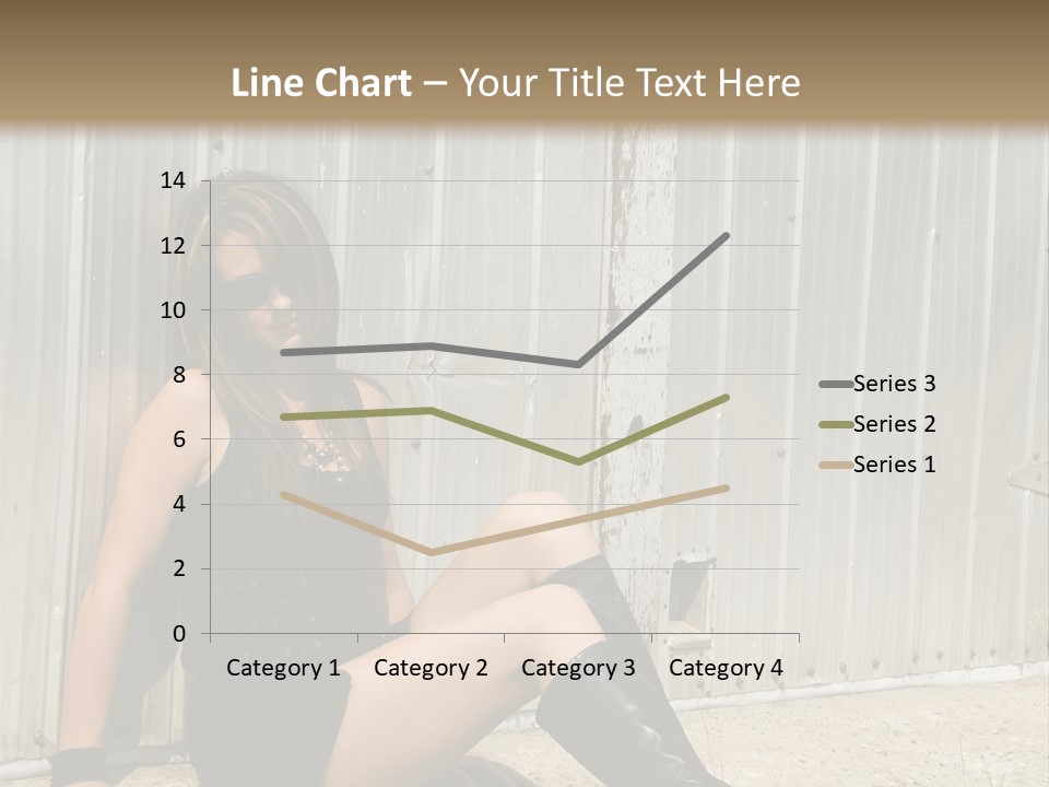 She's Tough, And She's Hot,...And She Looks Good Too PowerPoint Template