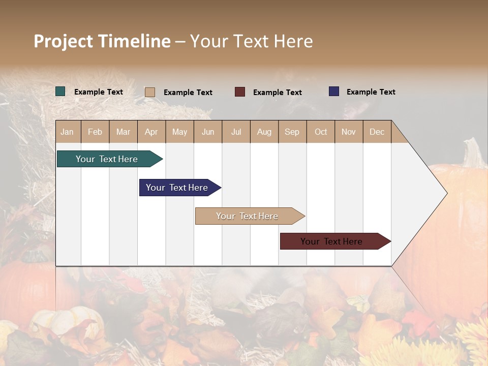 German Shepard Dog In Autumn Setting PowerPoint Template