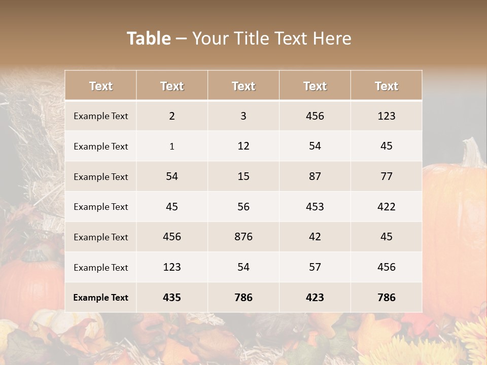 German Shepard Dog In Autumn Setting PowerPoint Template