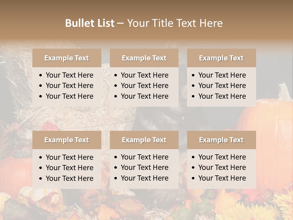 German Shepard Dog In Autumn Setting PowerPoint Template