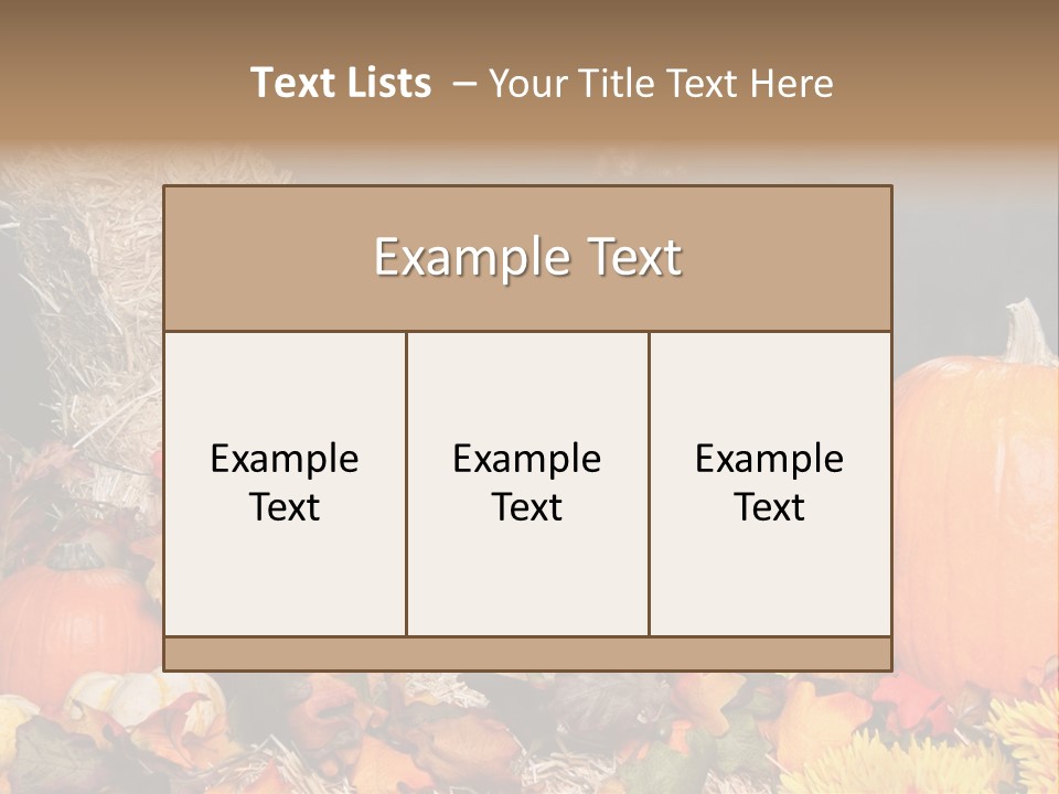 German Shepard Dog In Autumn Setting PowerPoint Template