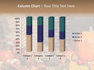 German Shepard Dog In Autumn Setting PowerPoint Template