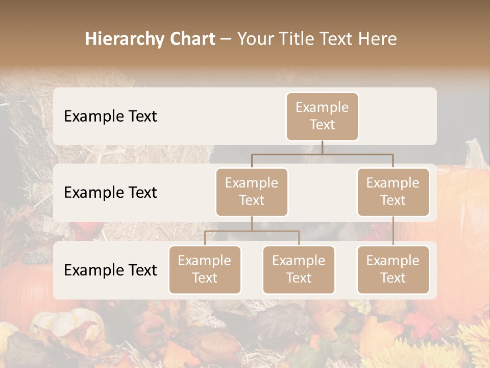 German Shepard Dog In Autumn Setting PowerPoint Template