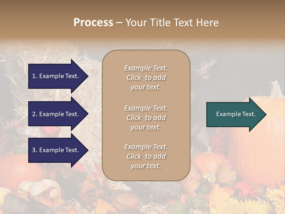 German Shepard Dog In Autumn Setting PowerPoint Template