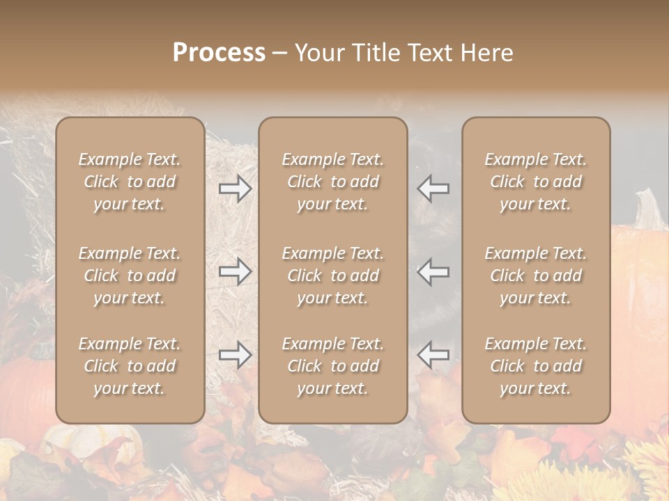 German Shepard Dog In Autumn Setting PowerPoint Template