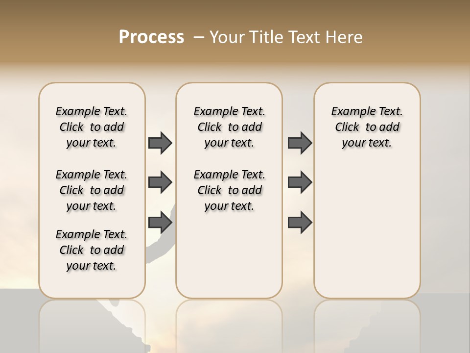 Silhouette Of Jumping Man Against Sunset PowerPoint Template