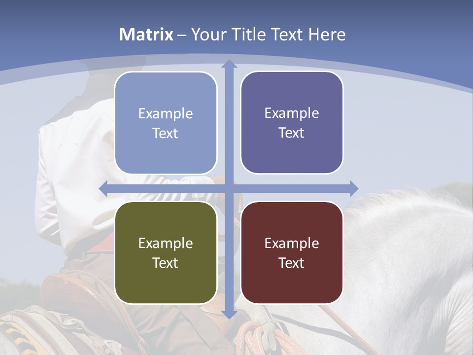 Mexican Boy On Horseback PowerPoint Template