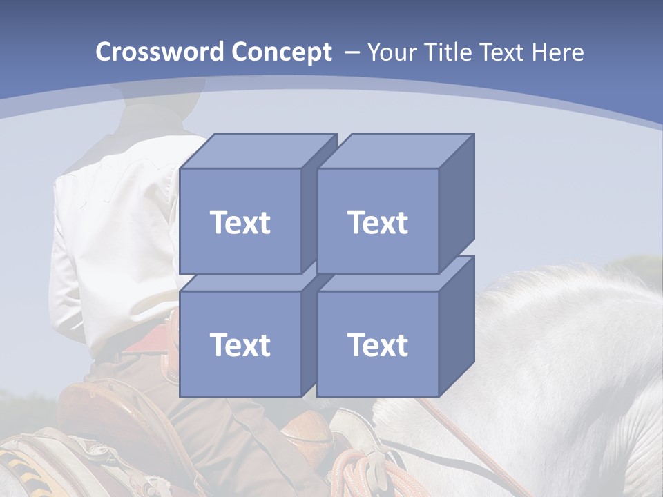 Mexican Boy On Horseback PowerPoint Template