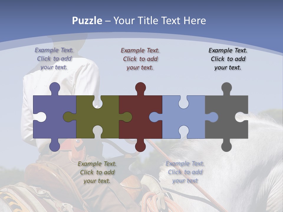 Mexican Boy On Horseback PowerPoint Template