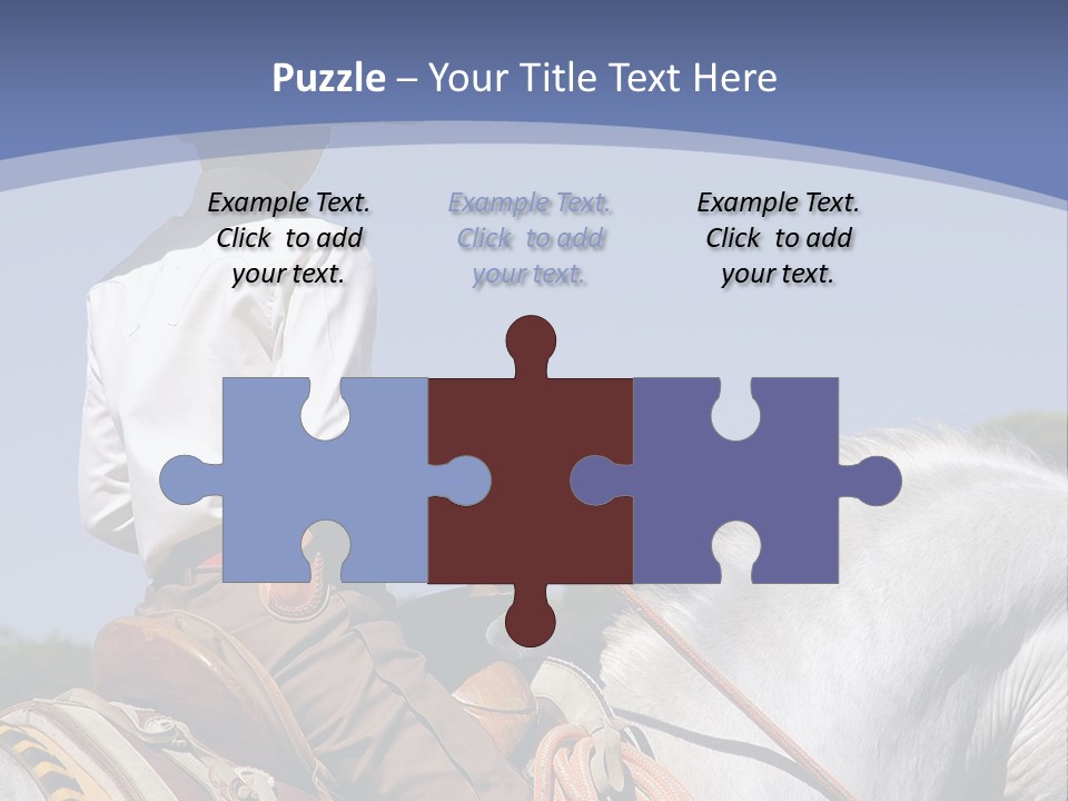 Mexican Boy On Horseback PowerPoint Template