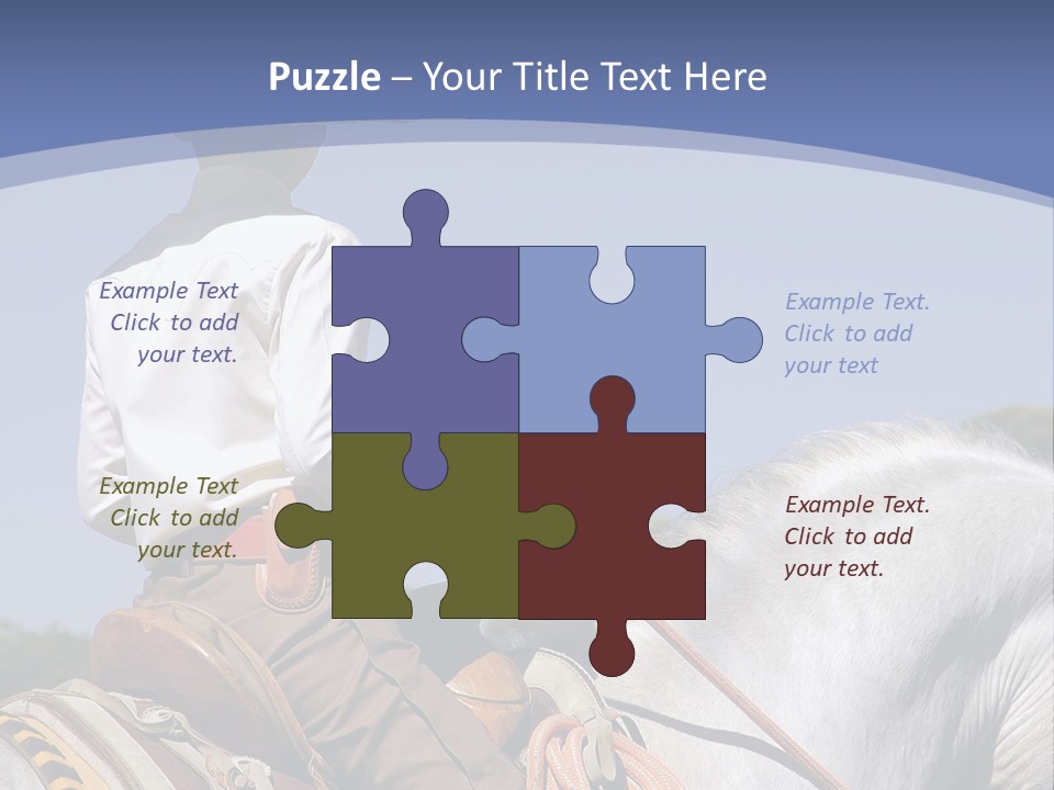 Mexican Boy On Horseback PowerPoint Template