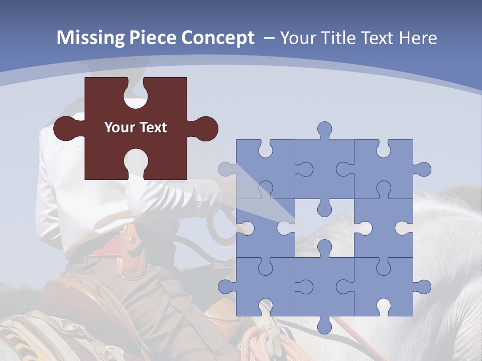 Mexican Boy On Horseback PowerPoint Template