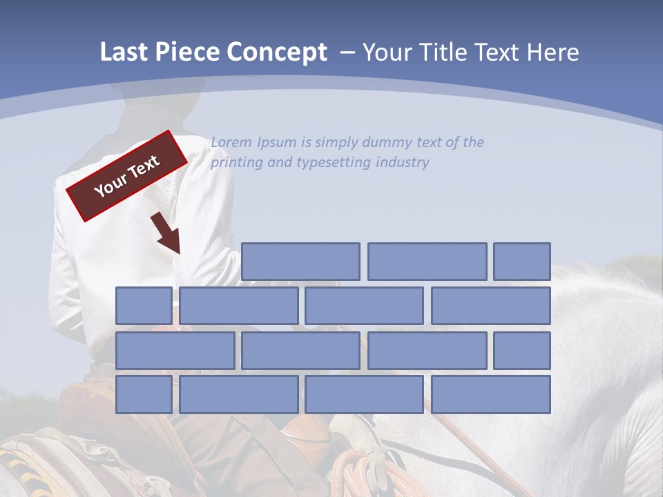 Mexican Boy On Horseback PowerPoint Template