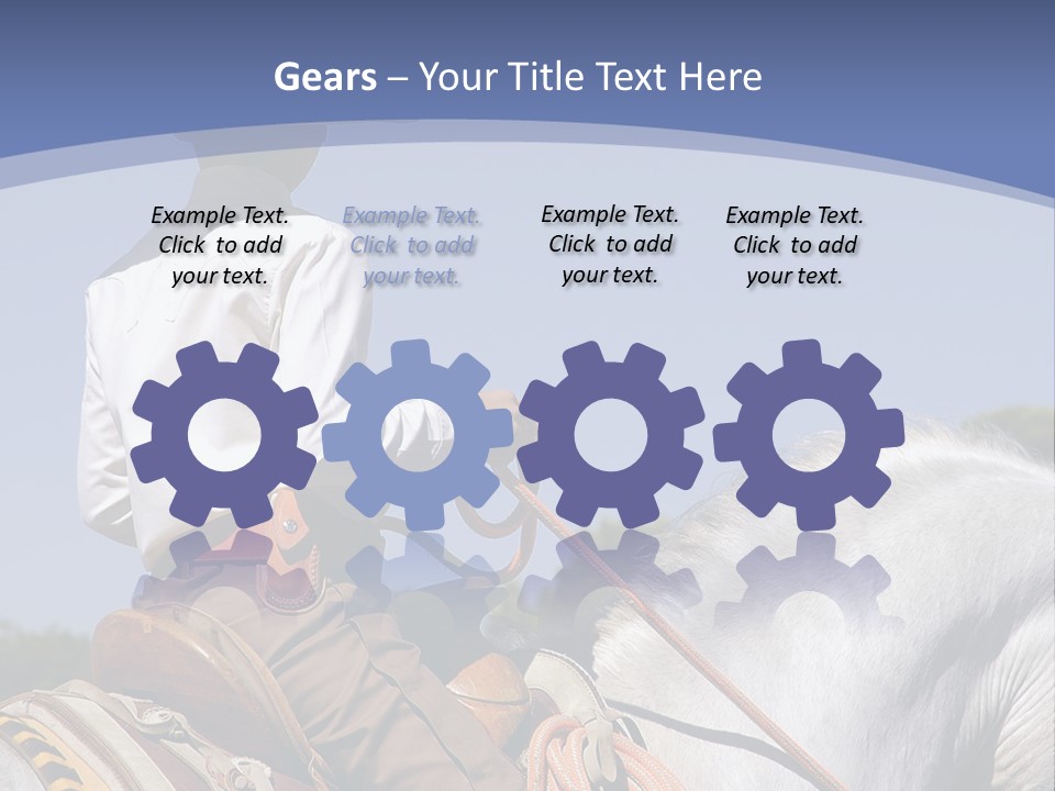 Mexican Boy On Horseback PowerPoint Template