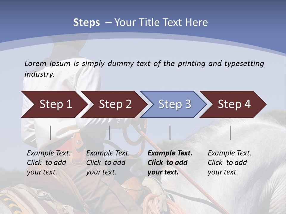 Mexican Boy On Horseback PowerPoint Template
