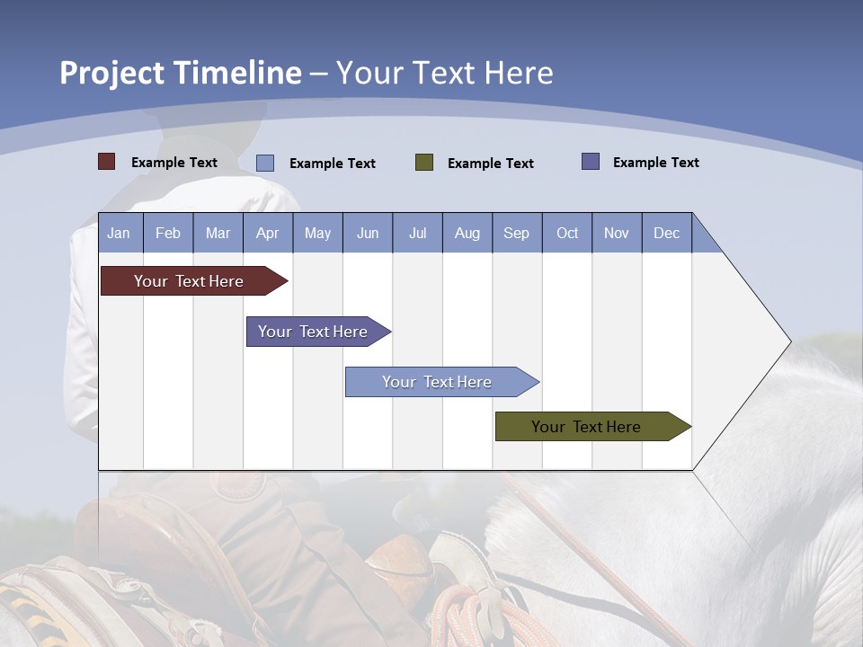 Mexican Boy On Horseback PowerPoint Template