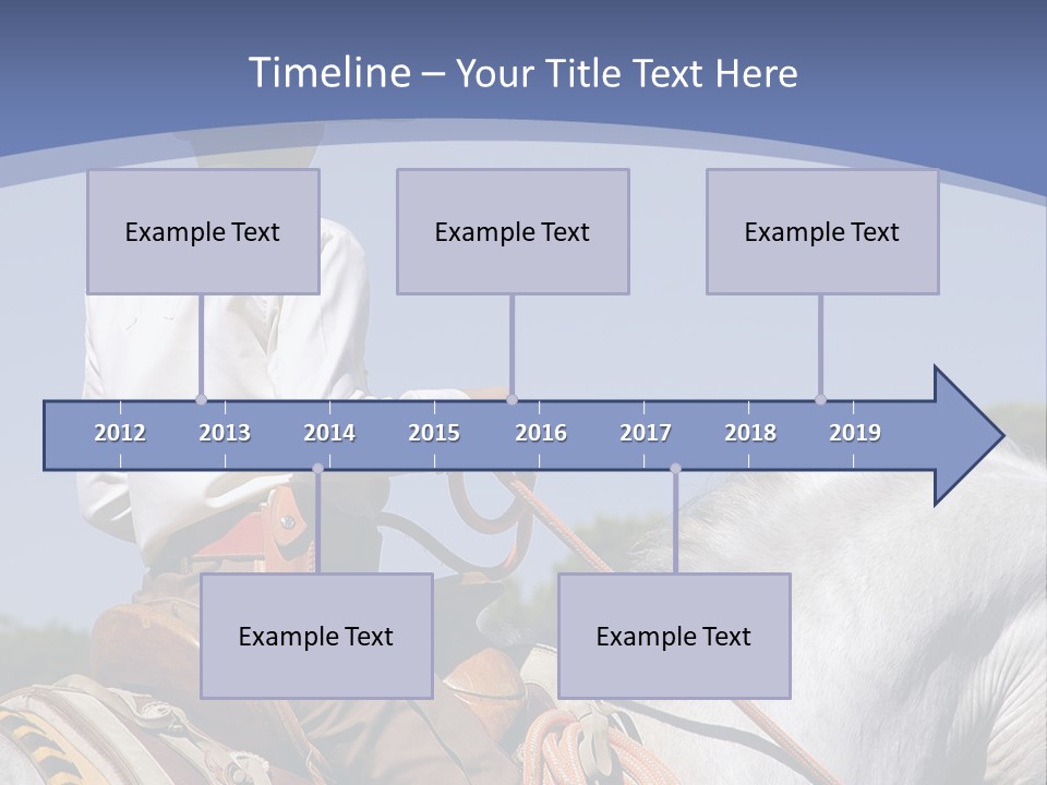 Mexican Boy On Horseback PowerPoint Template