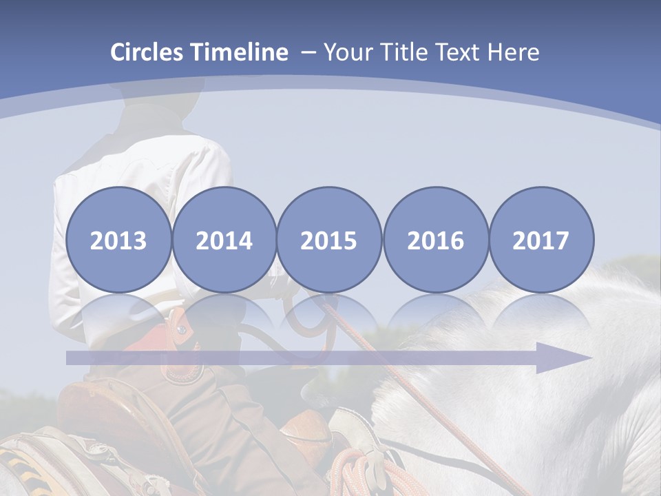 Mexican Boy On Horseback PowerPoint Template