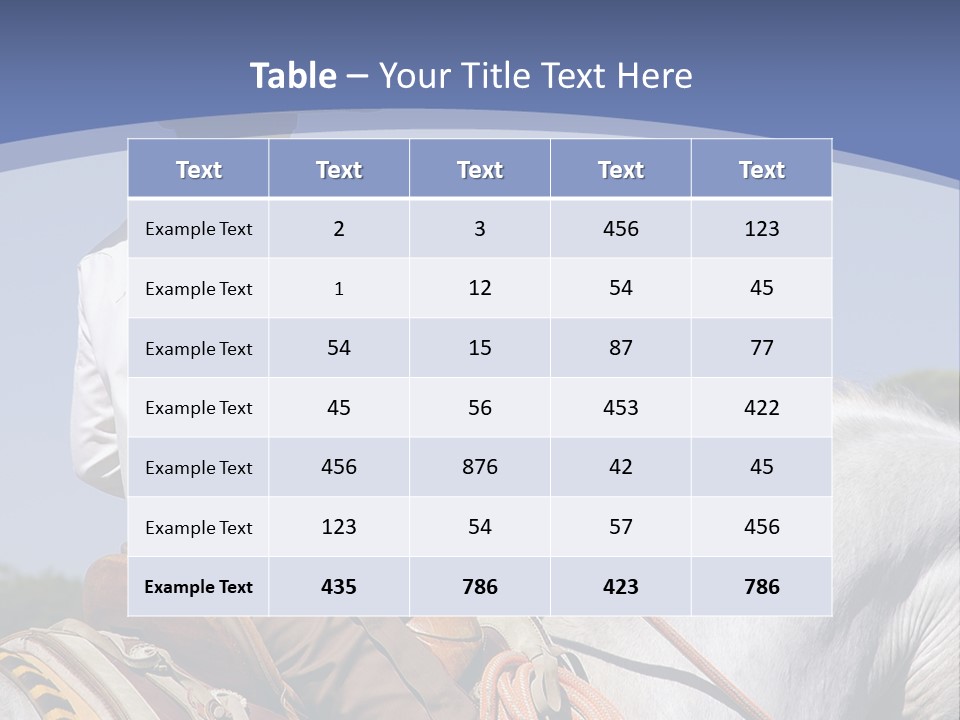 Mexican Boy On Horseback PowerPoint Template