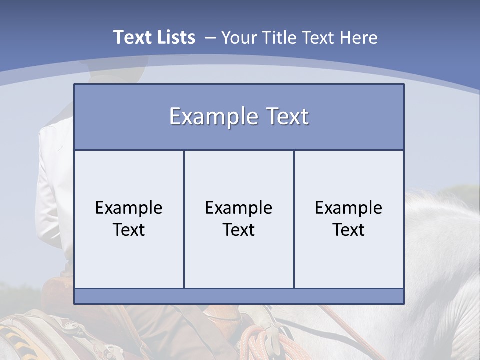 Mexican Boy On Horseback PowerPoint Template