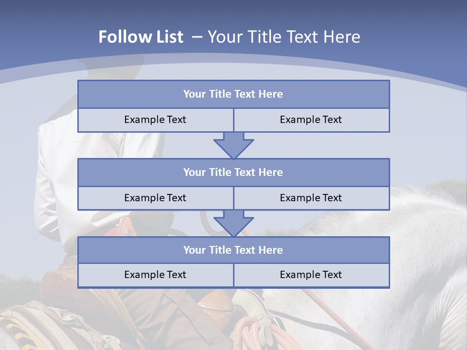 Mexican Boy On Horseback PowerPoint Template