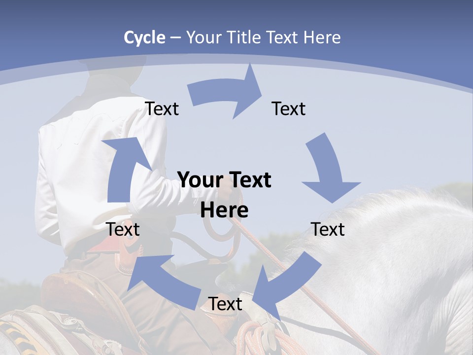 Mexican Boy On Horseback PowerPoint Template