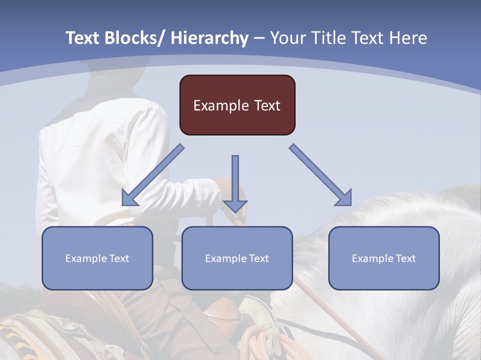 Mexican Boy On Horseback PowerPoint Template