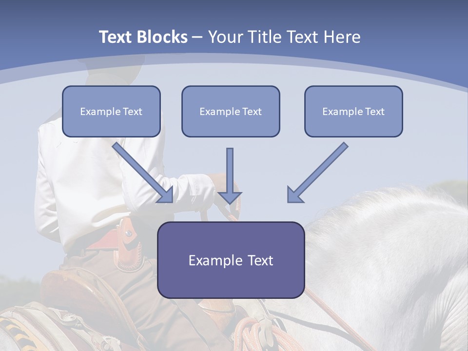 Mexican Boy On Horseback PowerPoint Template