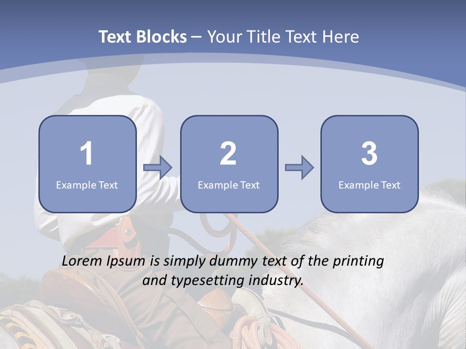 Mexican Boy On Horseback PowerPoint Template