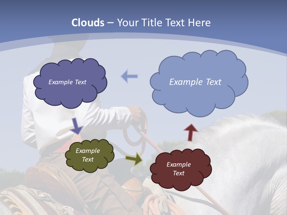 Mexican Boy On Horseback PowerPoint Template